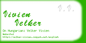 vivien velker business card